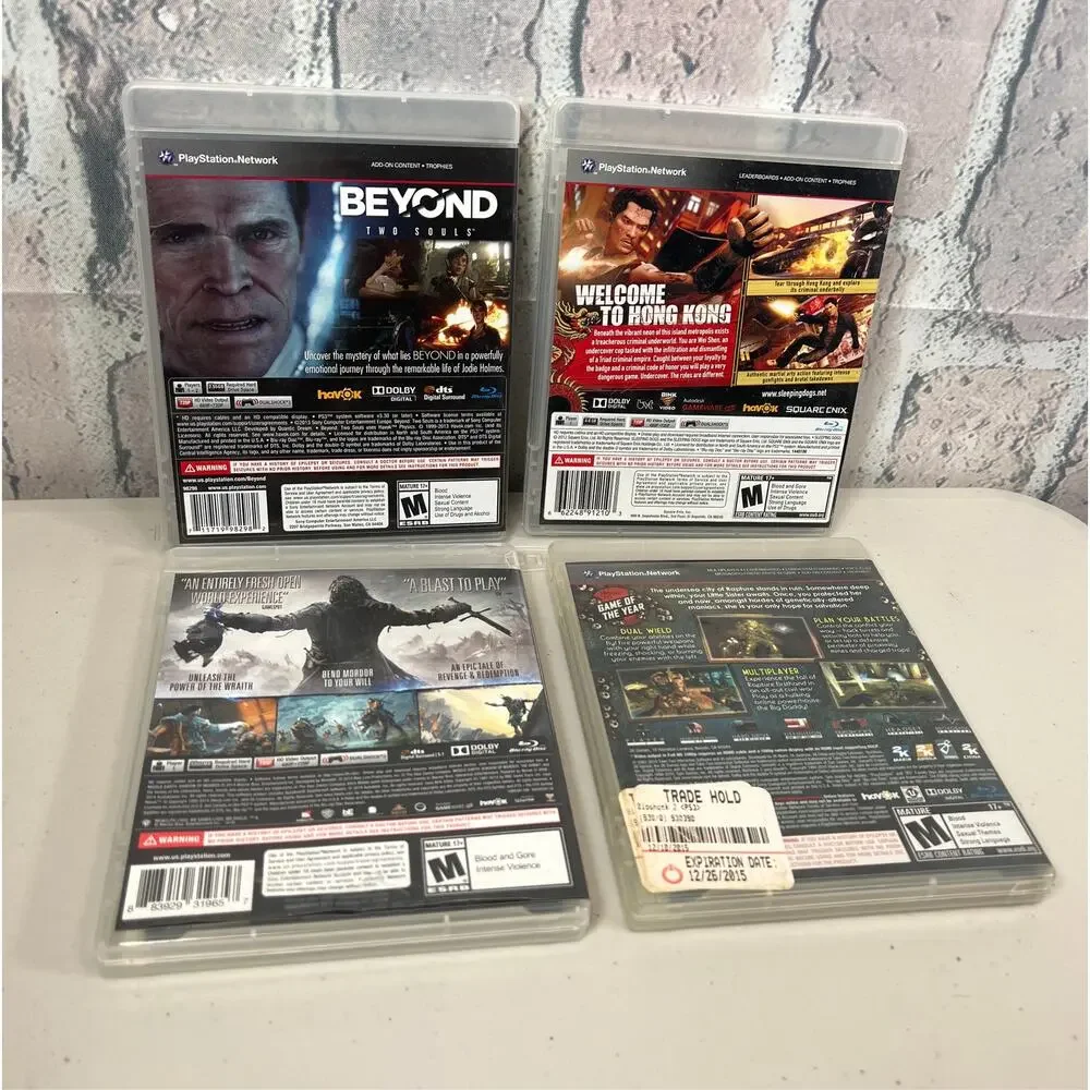 Sony PlayStation 3 Bundle of (4) Video Games